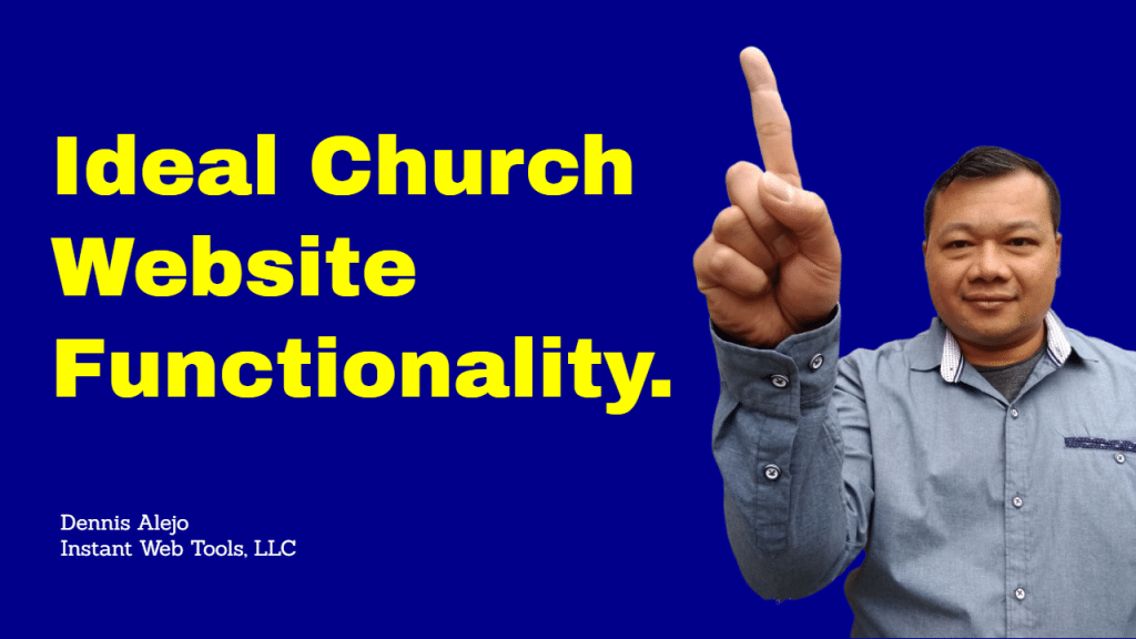 Ideal Church Website Functionality