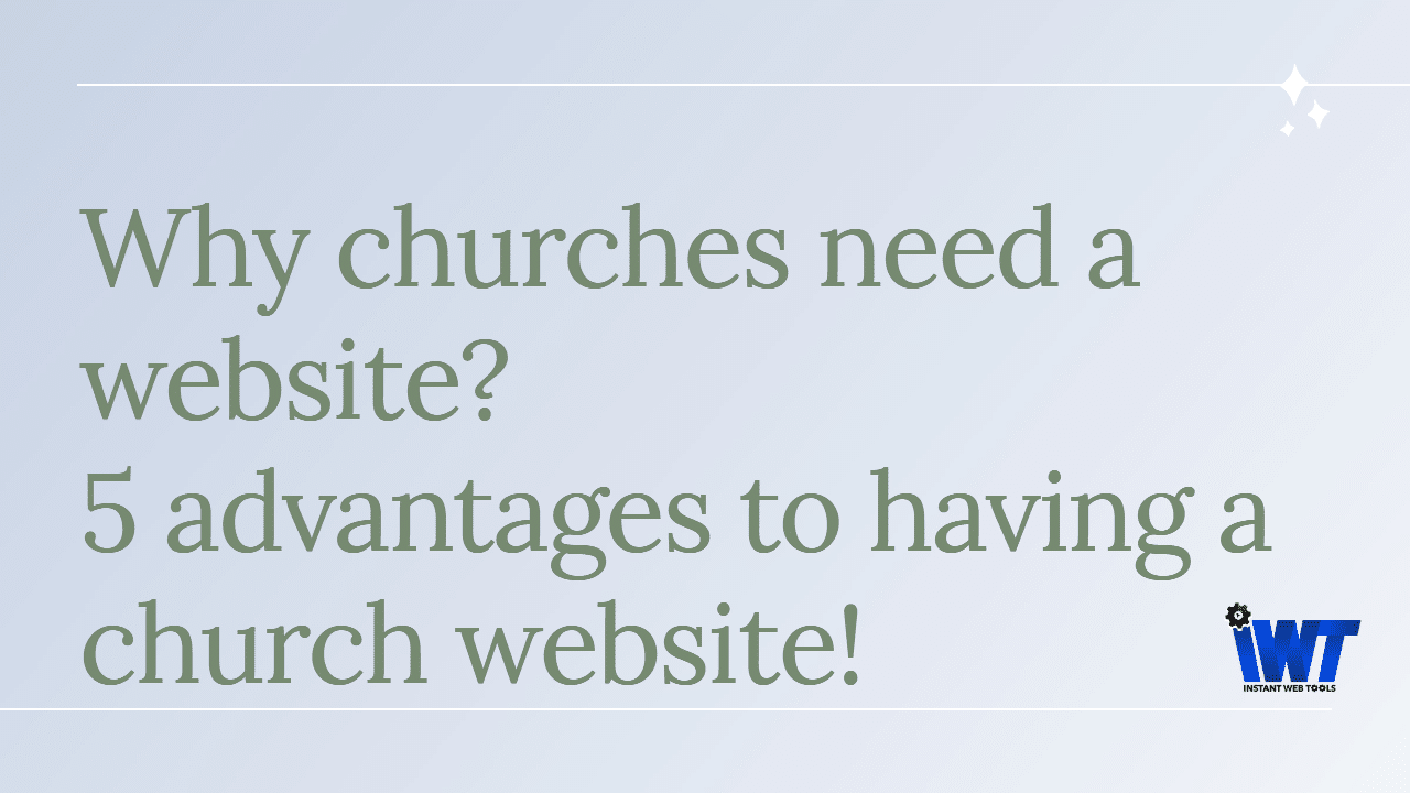 Why churches need a website?