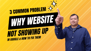 3 common problem why website is not showing up in google and how to fix them