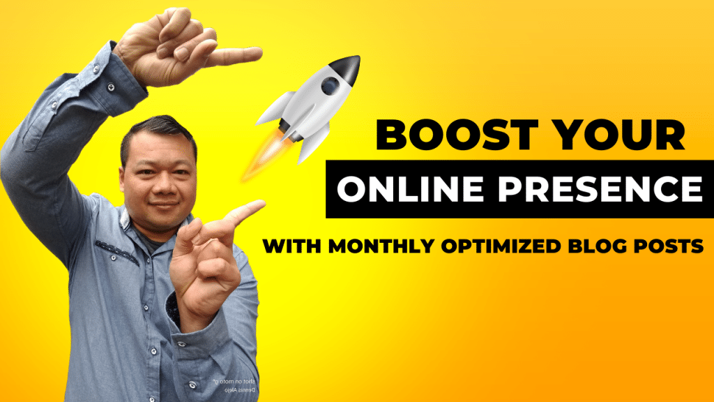 Boost Your Online Presence with Monthly Optimized Blog Posts